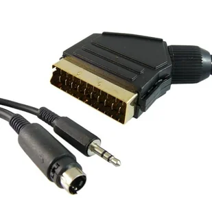 Przyłącze wtyk SCART (EURO) na wtyk SVHS 4pin + wtyk Jack 3.5mm stereo BEGLI 10m - Pozostałe akcesoria sieciowe - miniaturka - grafika 1