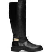 Kozaki damskie - Tommy Hilfiger Skórzane oficerki - miniaturka - grafika 1