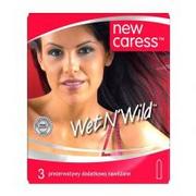 Prezerwatywy - Unimil Prezerwatywy New Caress Wet n wild 3szt - miniaturka - grafika 1