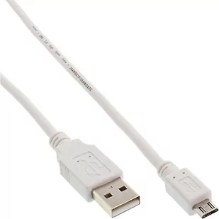 InLine Kabel USB USB A/Micro USB 1.5m Biały 31715W - Kable USB - miniaturka - grafika 1