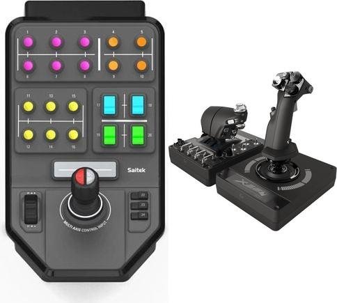 Joystick Logitech Farm Sim Vehicle Side Panel USB 945-000014 + G X56 Hotas 945-000059