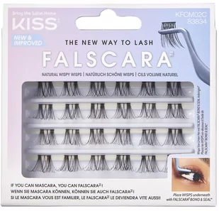 Kiss Falscara Wisps Multipack Natural - Sztuczne rzęsy i akcesoria - miniaturka - grafika 1