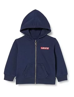 Levi's Kids Bluza z kapturem dla chłopców, Dress Blues, 3 miesi?cy - Bluzy i sweterki niemowlęce - miniaturka - grafika 1