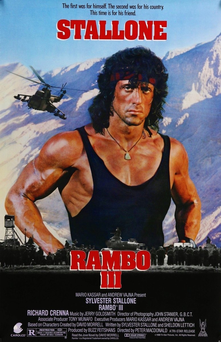 PODKŁADKA POD MYSZ Nadruk 22x18 cm Rambo III 1988 STALLONE Vintage Prezent