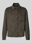 Koszule męskie - Koszula casualowa o kroju regular fit z efektem melanżu - miniaturka - grafika 1