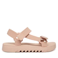 Sandały damskie - Sandały Melissa Flowing Papete Ad 33908 Różowy - miniaturka - grafika 1