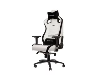 Noblechairs Fotel gamingowy EPIC biały czarne obszycie NBL-PU-WHT-001 NBL-PU-WHT-001 - Fotele gamingowe - miniaturka - grafika 1