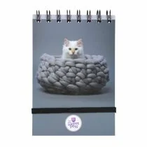 Kołonotes z gumką A6 96 kartek kratka Sweet Pets BENIAMIN 112613 BEN - Szkolne artykuły papiernicze - miniaturka - grafika 1