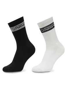 Emporio Armani Underwear Zestaw 2 par wysokich skarpet męskich 303122 4F328 00121 Kolorowy - Skarpetki męskie - miniaturka - grafika 1