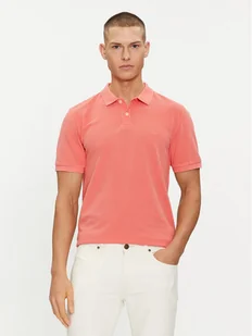 Lee Polo 112349955 Czerwony Regular Fit - Koszulki męskie - miniaturka - grafika 1
