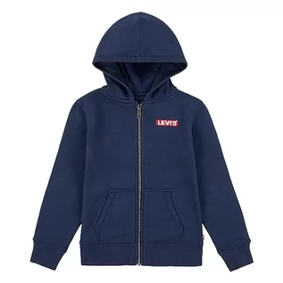 Bluzy i sweterki niemowlęce - Levi's Kids Bluza z kapturem dla chłopców, Dress Blues, 24 miesi?cy - grafika 1