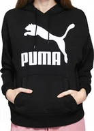 Bluzy damskie - BLUZA DAMSKA PUMA CLASSIC LOGO 597638-01 ROZMIAR S - miniaturka - grafika 1