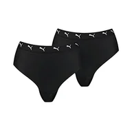 Majtki damskie - PUMA Damskie sportowe stringi typu stringi, czarny, XL - miniaturka - grafika 1
