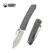 Noże - Nóż składany Kubey Blackout Gray Titanium, Brushed/Sandblasted M390 by Dmitry Osarenko (KB259B) - miniaturka - grafika 1