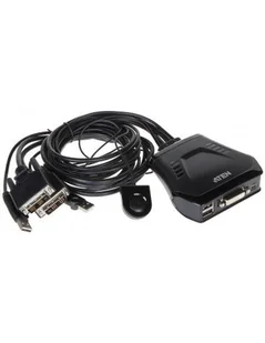 Aten 2-Port USB DVI Cable KVM Switch with Remote Port Selector CS22D-A7 - Przełączniki KVM - miniaturka - grafika 7