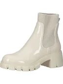 Botki damskie - Steve Madden Sztyblety w kolorze kremowym - miniaturka - grafika 1