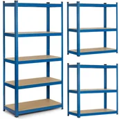 Szafy i regały magazynowe - Humberg Regał metalowy magazynowy 150 x 75 x 30 Humberg 4842 4842 - miniaturka - grafika 1