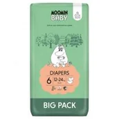 Pieluchy - Muumi Baby Moomin Baby, Pieluszki 6 Junior (12-24 kg), Eko Big Pack 51 szt. - miniaturka - grafika 1