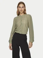 Koszule damskie - Vila Koszula Chikka 14082977 Zielony Regular Fit - miniaturka - grafika 1