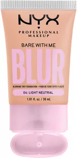 NYX PROFESSIONAL MAKEUP Bare With Me Blur Tint Foundation 04 Light Neutral - Podkład  04 Light Neutral - Podkłady do twarzy - miniaturka - grafika 4