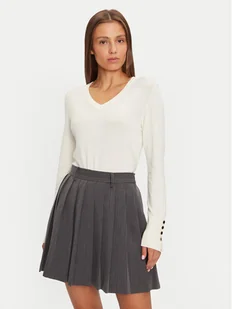 Brave Soul Sweter LK-248IVYA Écru Regular Fit - Swetry damskie - miniaturka - grafika 1