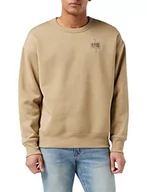 Swetry męskie - G-STAR RAW Unisex Rdzeń Oversized R SW Sweter Męski, Beżowy/Khaki (Tree House C235-c941), XS - miniaturka - grafika 1