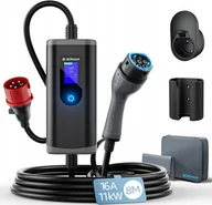 Ładowarki do samochodów elektrycznych - bokman Ładowarka samochodowa typu 2 z wtyczką CEE 8m 6-16A 11kW 3-fazowa - miniaturka - grafika 1