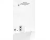 Słuchawki prysznicowe - Kohlman QW211SQ20 007 EXCELENT zestaw wannowy QW211HQ20-007 - miniaturka - grafika 1