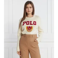 Swetry damskie - POLO RALPH LAUREN Wełniany sweter | Regular Fit - miniaturka - grafika 1
