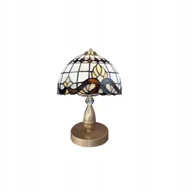 Lampy stojące - lampa biurkowa do gabinetu witraż tiffany rawen 76 - miniaturka - grafika 1