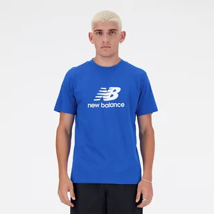 Koszulka męska New Balance MT41502BUL  niebieska - Koszulki męskie - miniaturka - grafika 1