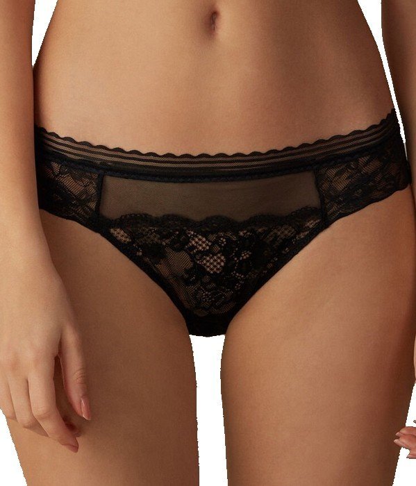 INTIMISSIMI damskie majtki figi koronka czarne koronkowe Sweet Love S (36)
