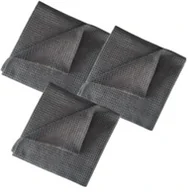 Akcesoria do mycia samochodu - Royal Glassfiber - Mikrofibry do szyb 400gsm 40x40cm szary 3szt. - miniaturka - grafika 1