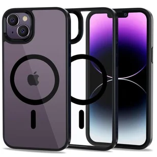 Etui Magmat MagSafe do Apple iPhone 14 Black/Clear - Etui i futerały do telefonów - miniaturka - grafika 1