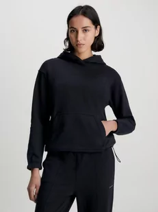 Bluza z kapturem damska Calvin Klein 00GWS3W300 S Czarna (8720107272187) - Bluzy damskie - miniaturka - grafika 1
