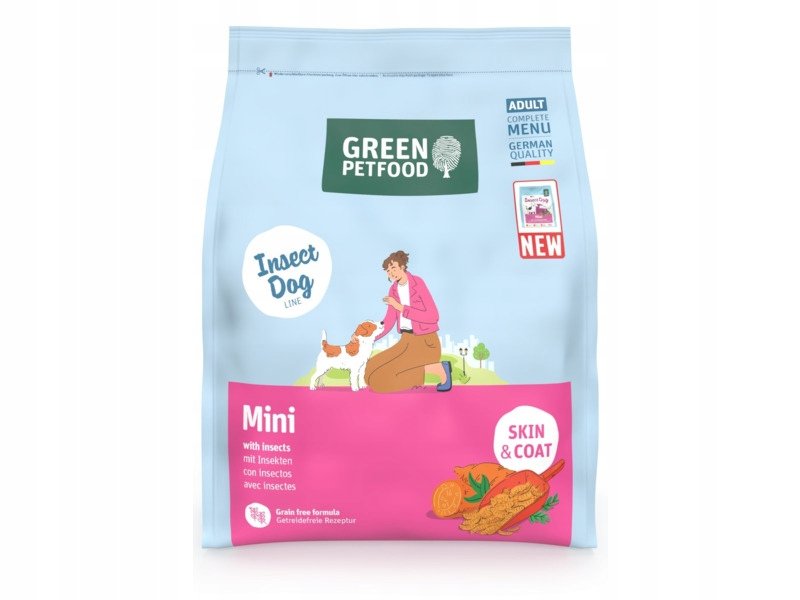 Karma dla psa GREEN PETFOOD Mini with insects 7.5 kg