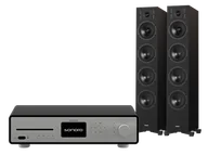 Zestawy stereo - Sonoro Maestro Quantum (srebrny) + Diva 6 (czarny) - miniaturka - grafika 1