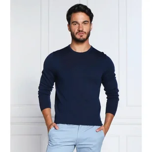 Calvin Klein Wełniany sweter Regular Fit - Swetry męskie - miniaturka - grafika 1