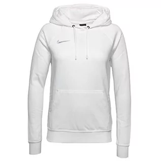 Bluzy damskie - Nike Damska bluza z kapturem Park 20 Biały/biały/wilk szary S CW6957 - grafika 1