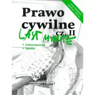 Prawo - zbiorowe Opracowanie PRAWO CYWILNE CZ. II LAST MINUTE 03.2019 - miniaturka - grafika 1