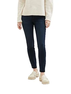 TOM TAILOR Denim Damskie spodnie jeansowe Extra Skinny Janna Fit, 10173-dark Stone Blue Black Denim, 33 - Spodnie damskie - miniaturka - grafika 1