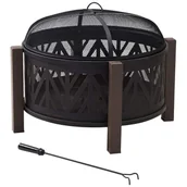 Paleniska ogrodowe - Palenisko ogrodowe z pokrywą 78 cm z pogrzebaczem Sunjoy - miniaturka - grafika 1