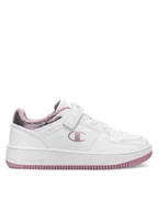 Buty dla dziewczynek - Champion Sneakersy RD18 FOIL G PS LOW S32909-WW016 Biały - miniaturka - grafika 1