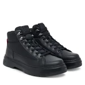 Botki męskie - Trzewiki HUGO Urian 50548694 Czarny - miniaturka - grafika 1