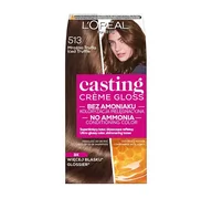 Farby do włosów i szampony koloryzujące - Loreal Casting Creme Gloss 513 Mroźne Trufle - miniaturka - grafika 1