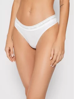 Majtki damskie - Calvin Klein Underwear Stringi 000QF5733E Biały - grafika 1