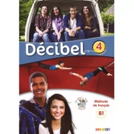 Książki do nauki języka francuskiego - Decibel 4 Podręcznik+CD+DVD - - miniaturka - grafika 1