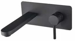 Besco PMD Besco Decco Bateria umywalkowa podtynkowa czarny mat BU-DS-CZ - Baterie podtynkowe - miniaturka - grafika 2