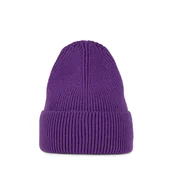Czapki dla dzieci - Czapka dziecięca z polarem Buff Knitted&Fleece Beanie Youth Midy purple - ONE SIZE - miniaturka - grafika 1