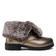 Buty dla dziewczynek - Botki Mayoral 46392 Brązowy - miniaturka - grafika 1